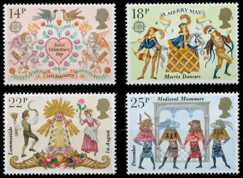GROSSBRITANNIEN 1981 Nr 867-870 postfrisch S1D770A
