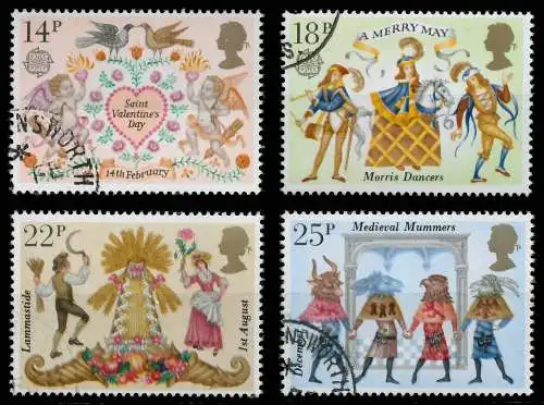 GROSSBRITANNIEN 1981 Nr 867-870 gestempelt 5A9CA2