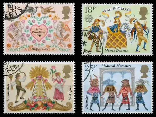 GROSSBRITANNIEN 1981 Nr 867-870 gestempelt 5A9C9E