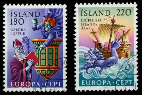ISLAND 1981 Nr 565-566 gestempelt 5A9DE6