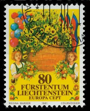 LIECHTENSTEIN 1981 Nr 765 gestempelt 5A9E82