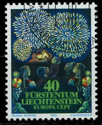 LIECHTENSTEIN 1981 Nr 764 gestempelt 5A9E8E