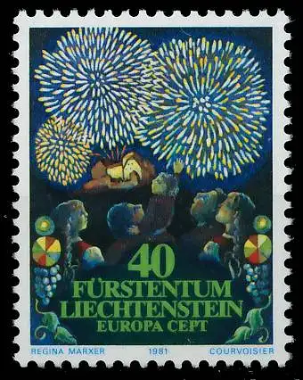 LIECHTENSTEIN 1981 Nr 764 postfrisch 5A9E76