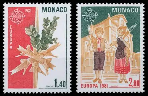 MONACO 1981 Nr 1473-1474 postfrisch S1D79E6