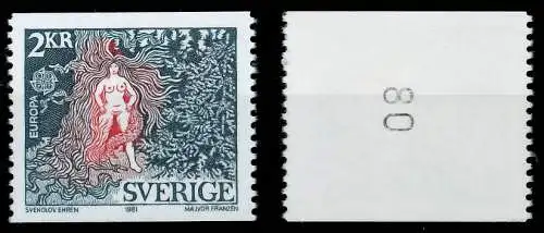 SCHWEDEN 1981 Nr 1142R postfrisch 5AA0EE