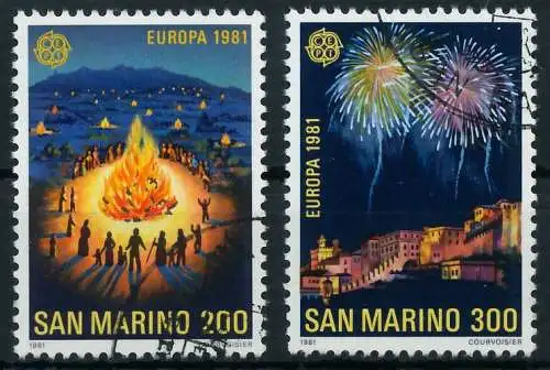 SAN MARINO 1981 Nr 1225-1226 gestempelt 5AA09A
