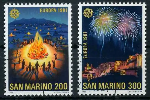 SAN MARINO 1981 Nr 1225-1226 gestempelt 5AA092