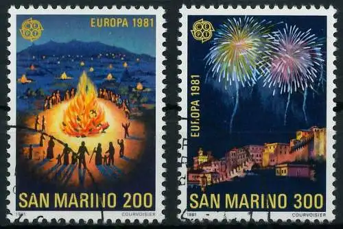 SAN MARINO 1981 Nr 1225-1226 gestempelt 5AA096