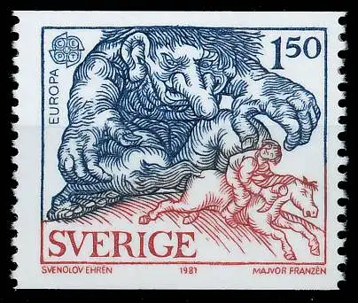 SCHWEDEN 1981 Nr 1141 postfrisch S1D7B5E