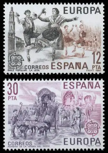 SPANIEN 1981 Nr 2498-2499 postfrisch S1D7BBE
