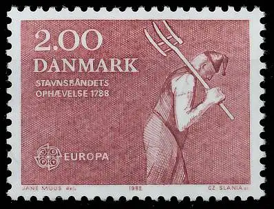 DÄNEMARK 1982 Nr 749 postfrisch 5B51EA