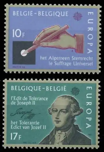 BELGIEN 1982 Nr 2100-2101 postfrisch S1E4BF2
