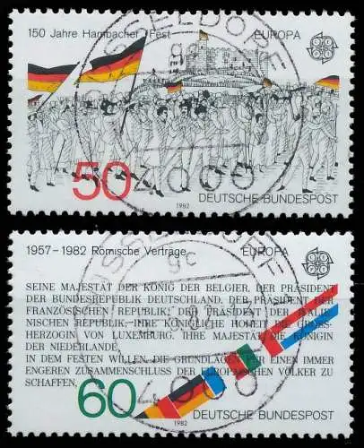 BRD BUND 1982 Nr 1130-1131 zentrisch gestempelt 5B51CE