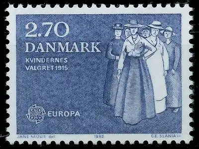 DÄNEMARK 1982 Nr 750 postfrisch 5B51EE