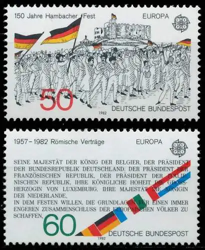 BRD BUND 1982 Nr 1130-1131 postfrisch S1E4BFA