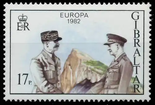 GIBRALTAR 1982 Nr 452 postfrisch 5B5286