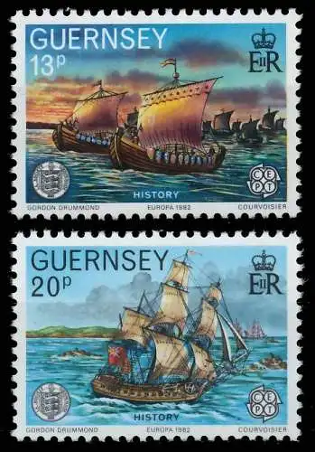 GUERNSEY 1982 Nr 246-247 postfrisch S1E4D3E