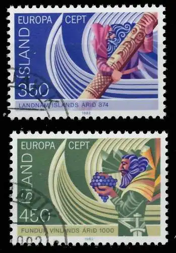 ISLAND 1982 Nr 578-579 gestempelt 5B53A2
