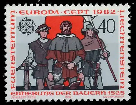LIECHTENSTEIN 1982 Nr 791 postfrisch S1E4E46