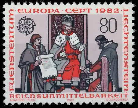 LIECHTENSTEIN 1982 Nr 792 postfrisch 5B5406