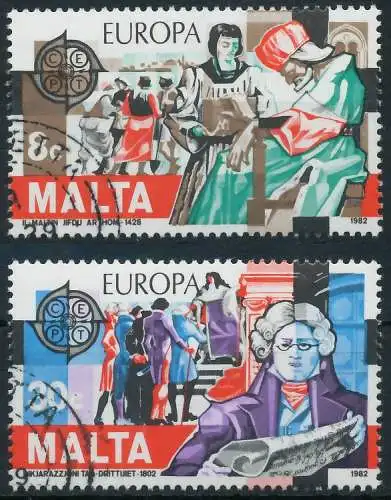 MALTA 1982 Nr 661-662 gestempelt 5B53FE