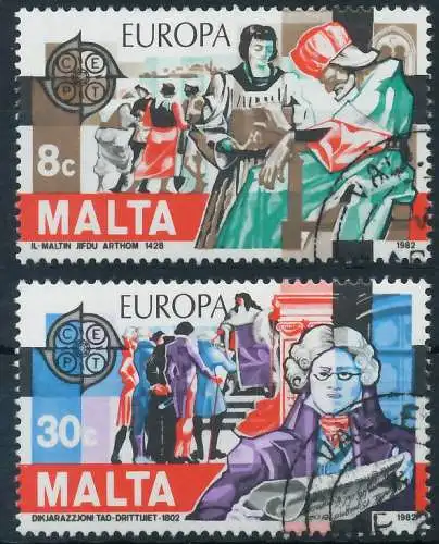 MALTA 1982 Nr 661-662 gestempelt 5B5432