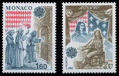 MONACO 1982 Nr 1526-1527 postfrisch S1E4EDA