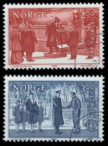 NORWEGEN 1982 Nr 865-866 gestempelt 5B54FA