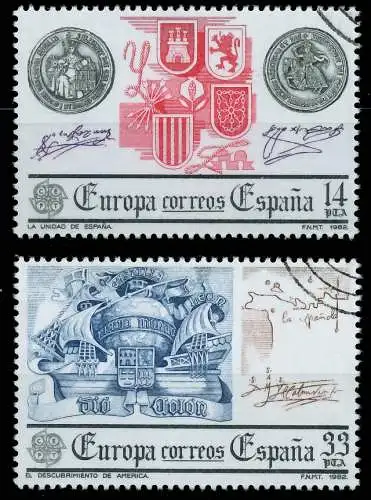 SPANIEN 1982 Nr 2545-2546 gestempelt 5B561A