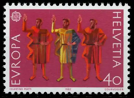 SCHWEIZ 1982 Nr 1221 postfrisch S1E5026