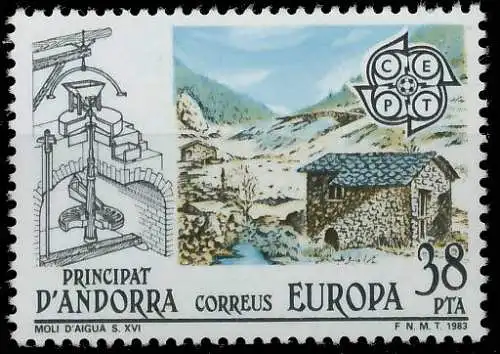 ANDORRA SPANISCHE POST 1980-1989 Nr 166 postfrisch 5B56D6