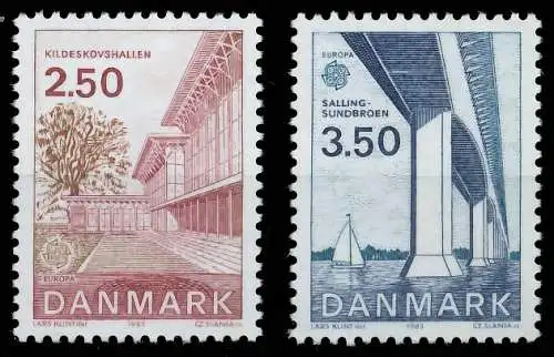 DÄNEMARK 1983 Nr 781-782 postfrisch S1E5156