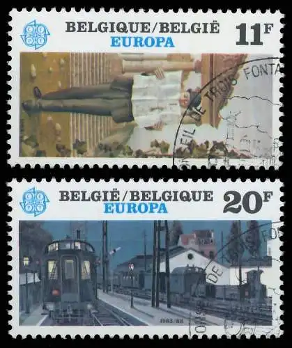 BELGIEN Nr 2144-2145 zentrisch gestempelt 5B56F6
