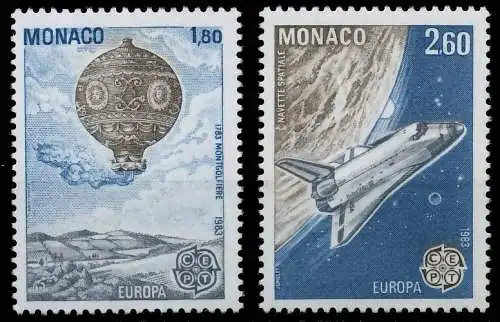 MONACO 1983 Nr 1579-1580 postfrisch 5B9142