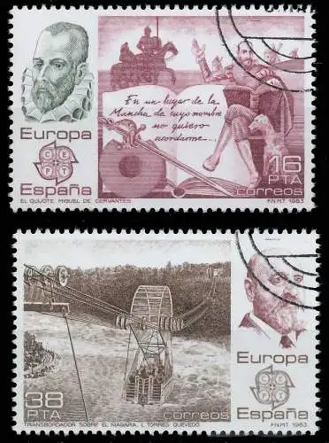 SPANIEN 1983 Nr 2585-2586 gestempelt 5B9332