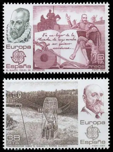 SPANIEN 1983 Nr 2585-2586 postfrisch S1E954A