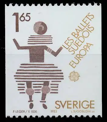 SCHWEDEN 1983 Nr 1237 postfrisch 5B92DE