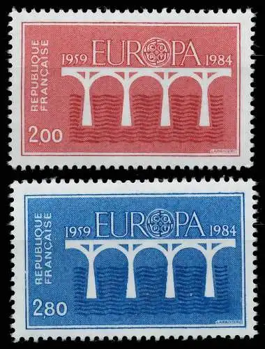 FRANKREICH 1984 Nr 2441-2442 postfrisch 5B9422