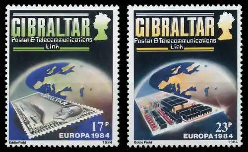 GIBRALTAR 1984 Nr 475-476 postfrisch 5B943A