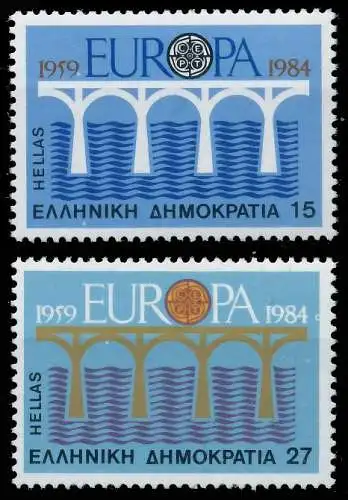 GRIECHENLAND 1984 Nr 1555-1556 postfrisch S1E965E