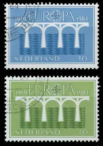 NIEDERLANDE 1984 Nr 1251A-1252A gestempelt 5B9606