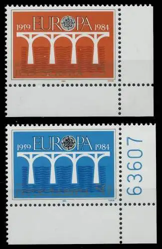 JUGOSLAWIEN 1984 Nr 2046-2047 postfrisch ECKE-URE 5B9586