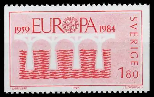 SCHWEDEN 1984 Nr 1270 postfrisch 5B96AA