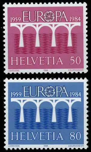 SCHWEIZ 1984 Nr 1270-1271 postfrisch S1E98DA