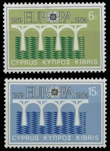 ZYPERN 1984 Nr 611-612 postfrisch 5B970E