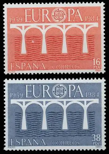 SPANIEN 1984 Nr 2633-2634 postfrisch S1E991E