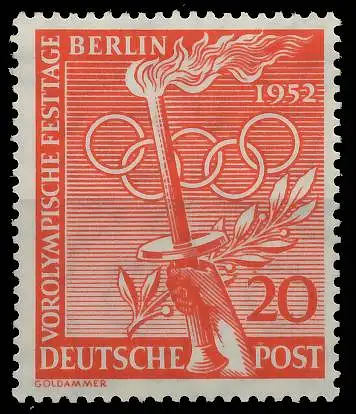 BERLIN 1952 Nr 90 postfrisch 5BE7A6
