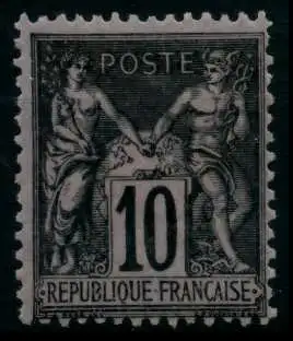 FRANKREICH 1877 Nr 72I ungebraucht 83082E