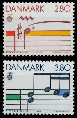 DÄNEMARK 1985 Nr 835-836 postfrisch S1F0BF6