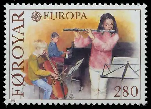 FÄRÖER 1985 Nr 116 postfrisch 5BEA42